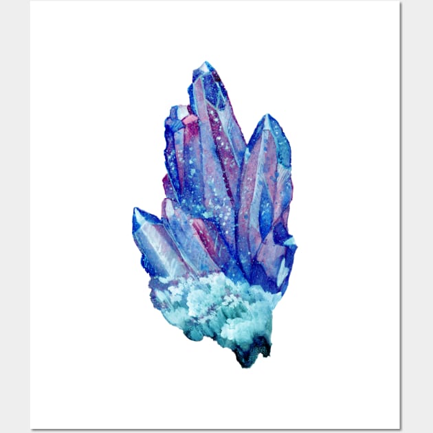 glacier crystal cluster Wall Art by tifferloo